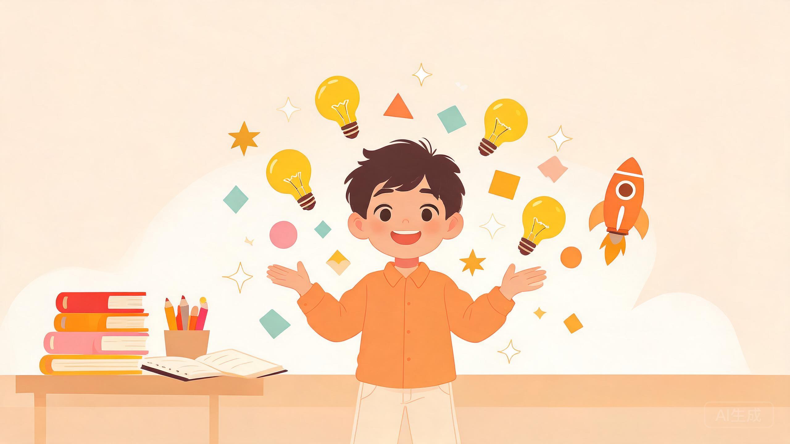 学业天赋评估：孩子自信展示创意